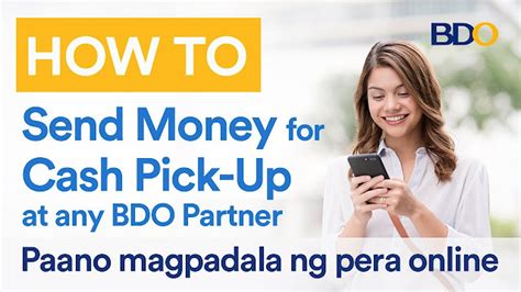 pick up cash anywhere bdo|Send, Receive Money through BDO Cash Pick.